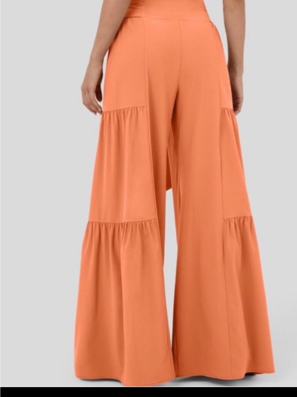 NWT / Halara / Breezeful High-Waisted Shirred Tie Front  Pants in Olive - Picture 6 of 7